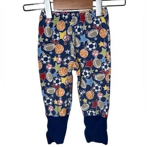 Snugabye Convert A Foot Pants Sports Theme Baby Size 6 Months